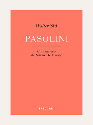 cover image of Pasolini